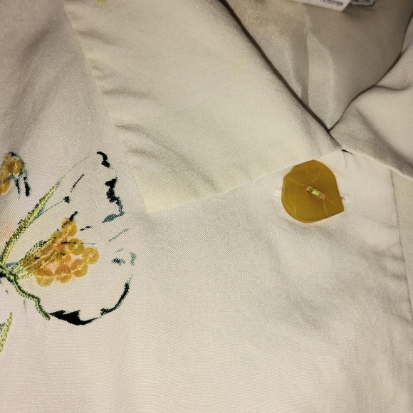 NANCY BOLEN EMBROIDERED SILK JACKET - Picture 3 of 13